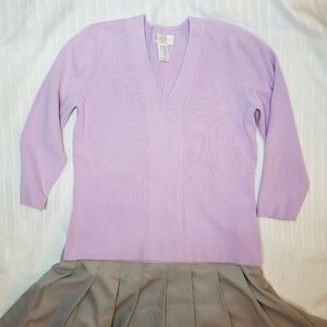 Lavender knit top Worthington size M